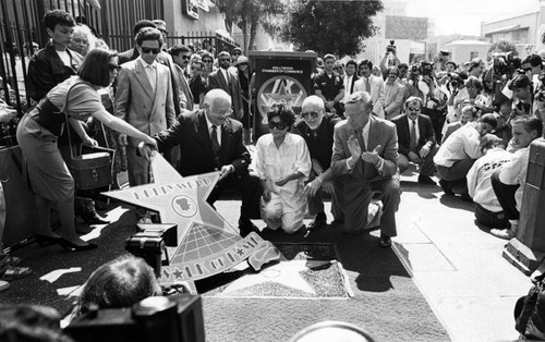 Unveiling of Lennon's star