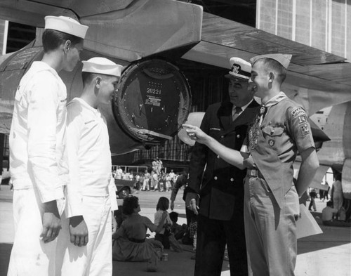 Burbank Sea Scouts see desert air base