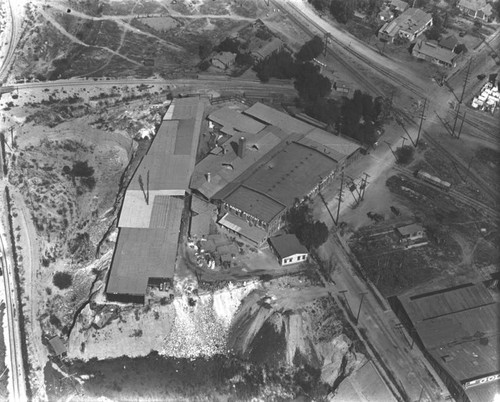 J.A. Bauer Pottery Company, aerial view