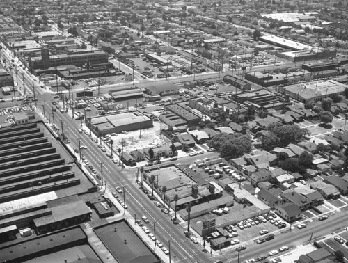 Oscar Stahl Properties, Slauson and Avalon, looking southwest