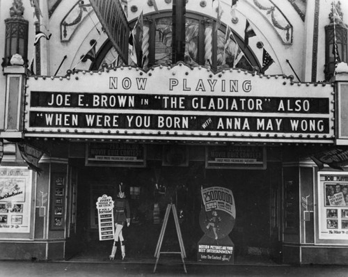 Marquee of the California Theatre, Venice