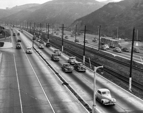 Highway 101 in the Cahuenga Pass