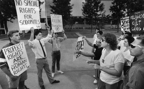 AIDS protest