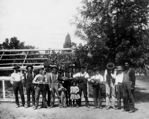 Ranch hands at Encino Rancho