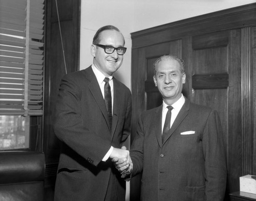 Representative Thomas Rees and 30th District Representative Edward Roybal in D.C