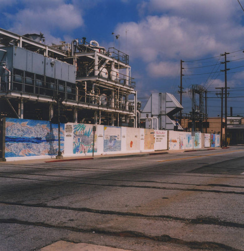 Murals seen from Alcoa Avenue, Vernon