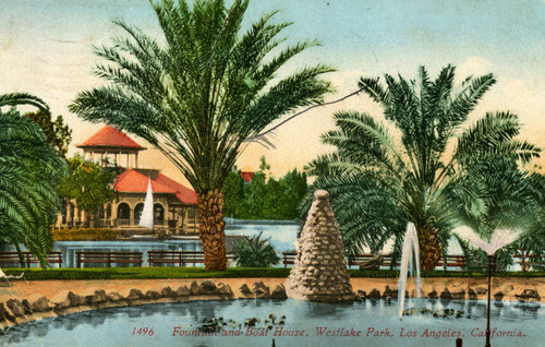 Westlake Park postcard