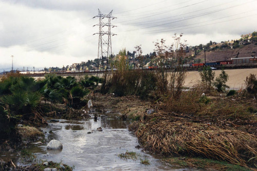 Los Angeles River, looking East