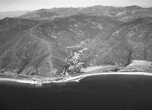 Leo Carrillo State Park, Pacific Coast Highway, looking north