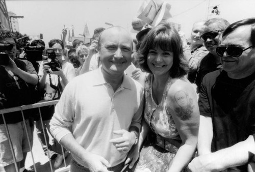 Phil Collins on Hollywood Boulevard