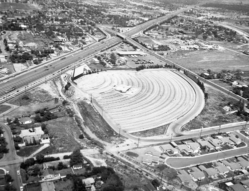 Edgewood Drive-In, Baldwin Park, looking northeast