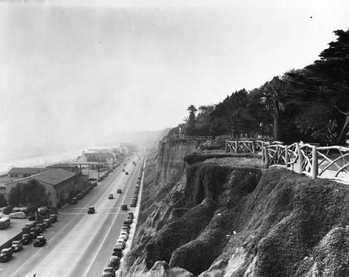 Along the palisades in Santa Monica