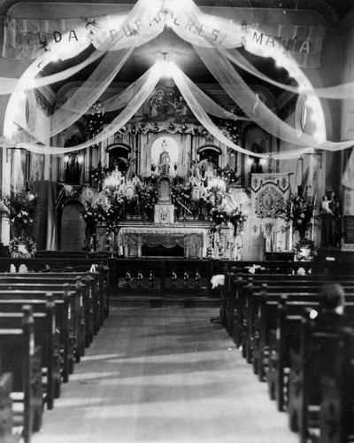 Plaza Church, interior view