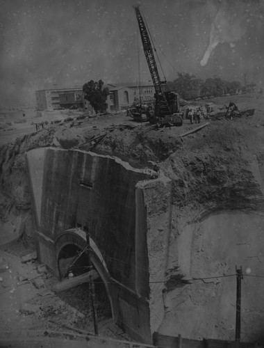 North Broadway Tunnel demolition