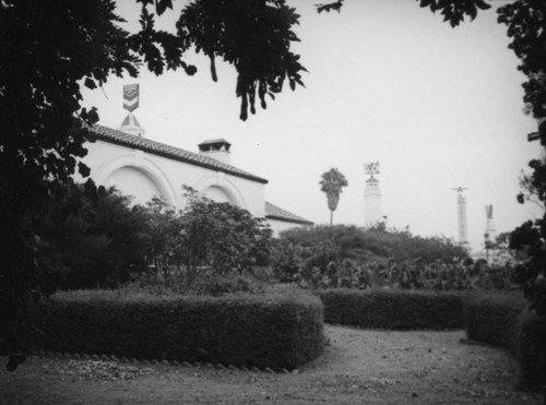 Westwood garden and shops