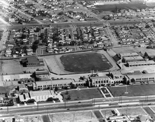 Venice High School aerial view