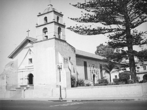 San Buenaventura Mission, Northwest view