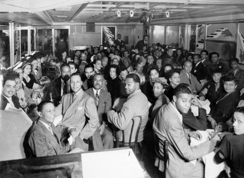 Nightclub audience in New York