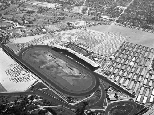 Santa Anita Park, Arcadia, looking southeast