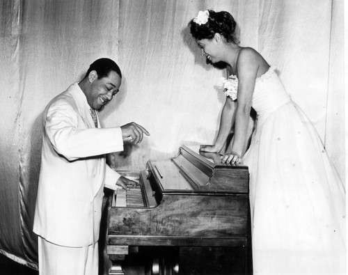 Duke Ellington plays