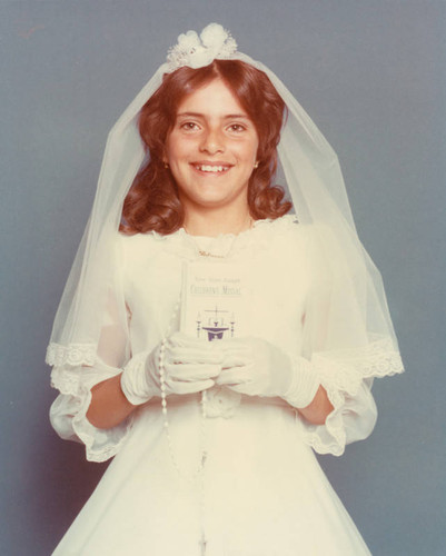 First communion portrait