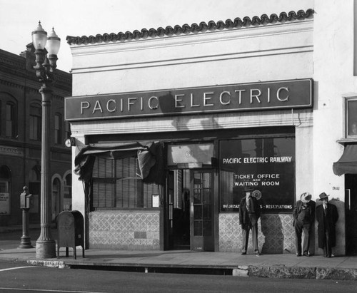 Pasadena Pacific Electric depot