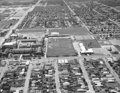 Excelsior High School, Norwalk, looking west