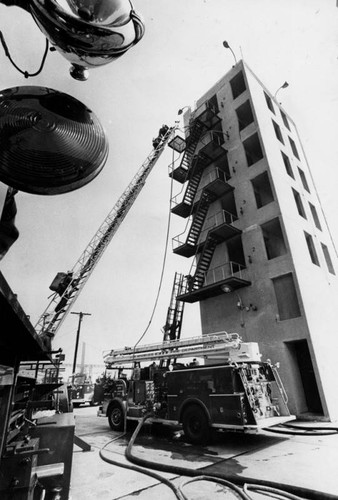 Terminal Island fire training tower