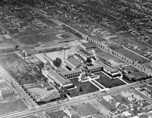 Fairfax High School aerial, view 2