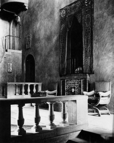 Rostrum of Eagle Rock council chamber