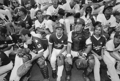 Hollywood stars night at Dodger Stadium