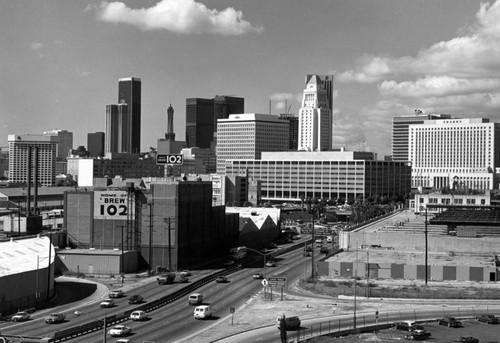 Civic Center and downtown skyline