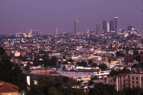 Downtown from Silver Lake