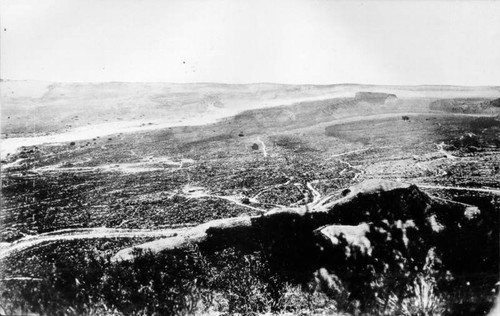 Irrigation spreading ground