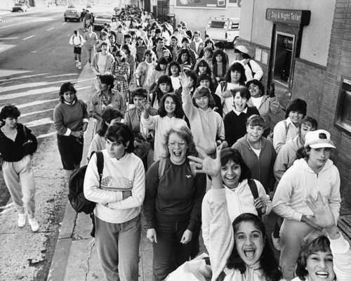 Kids march for hunger