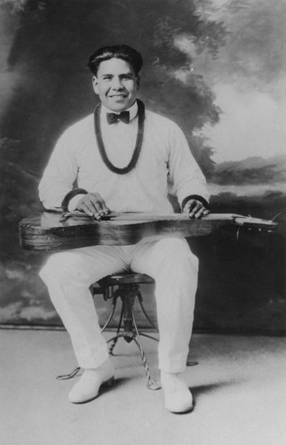 Student as Hawaiian musician