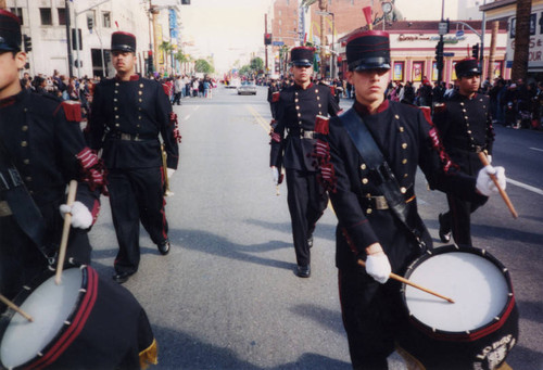 Hollywood Lunar New Year parade, marching band