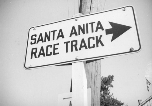 Santa Anita sign