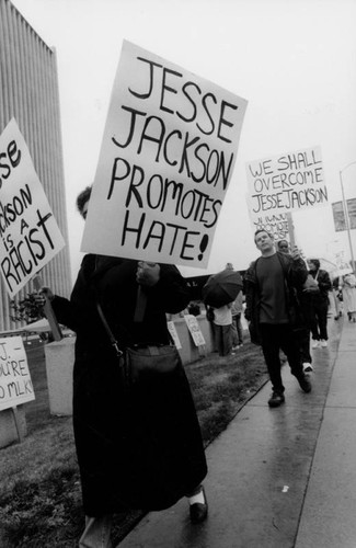 Protest, Federal Building in Westwood