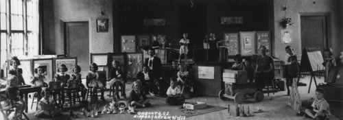 Elementary school classroom