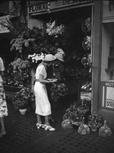 Downtown flower shop