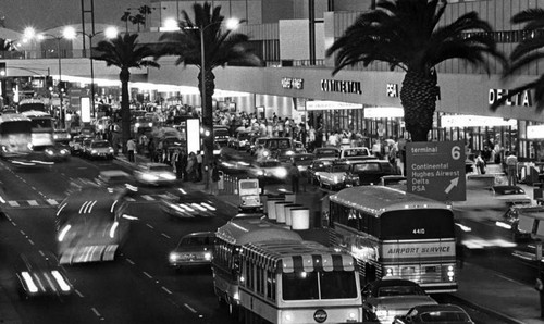 Vacation traffic at LAX