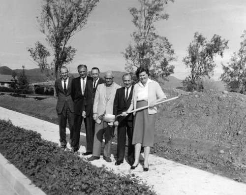 Groundbreaking, Fairfax Branch Library, view 2