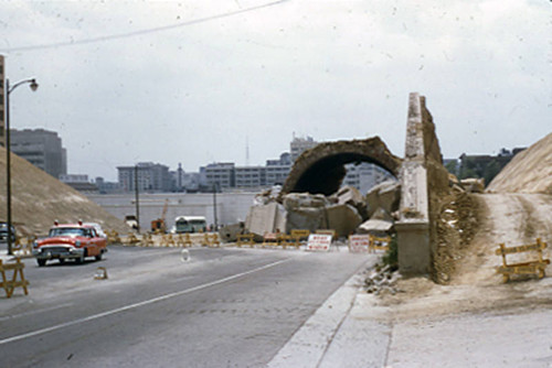 Hill Street Tunnel demolition