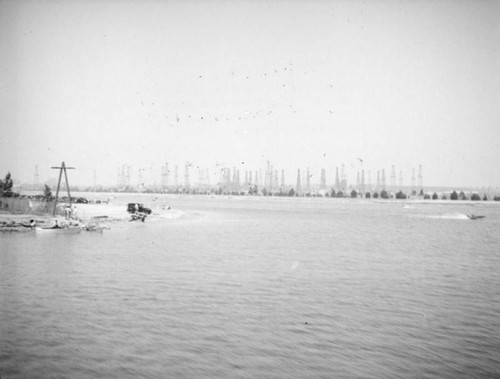 Seal Beach oil field from the ocean