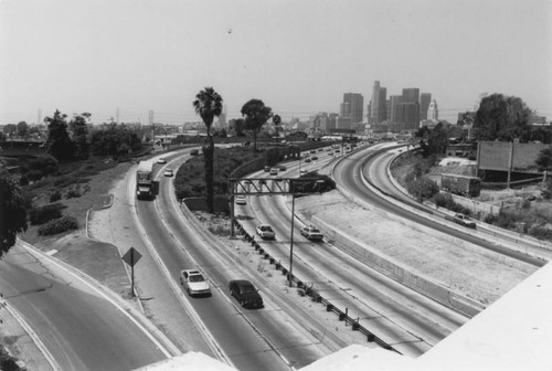 Santa Ana and San Bernardino freeways