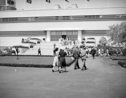 Hollywood Park grand stairs