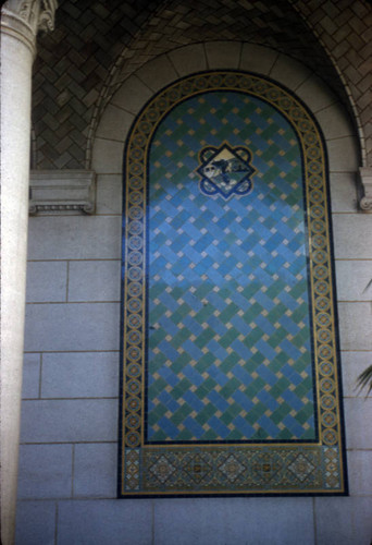 Los Angeles City Hall forecourt tile