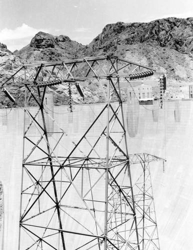 Electrical towers at Hoover Dam