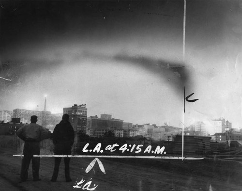 Angelenos watch atomic blasts from Nevada